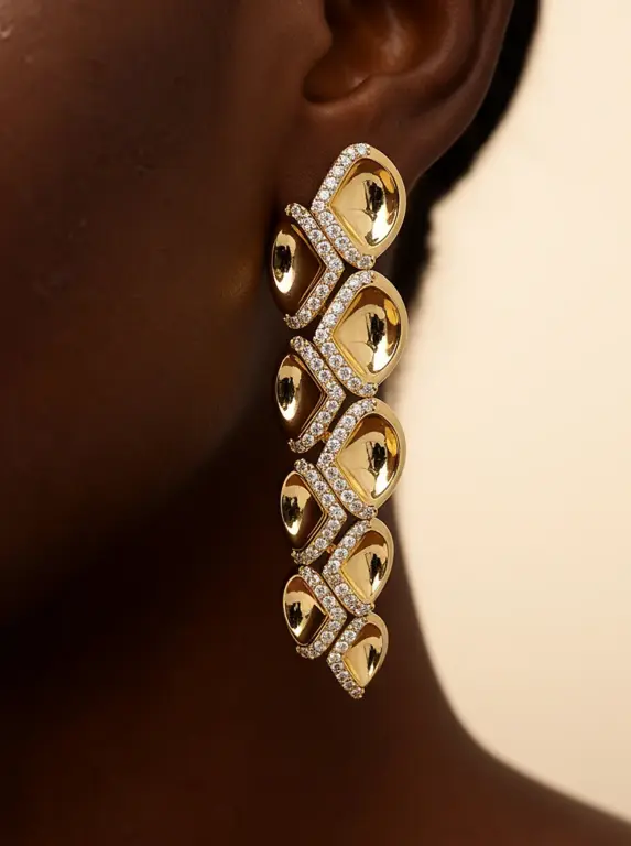 Brinco Ouro Serpentino