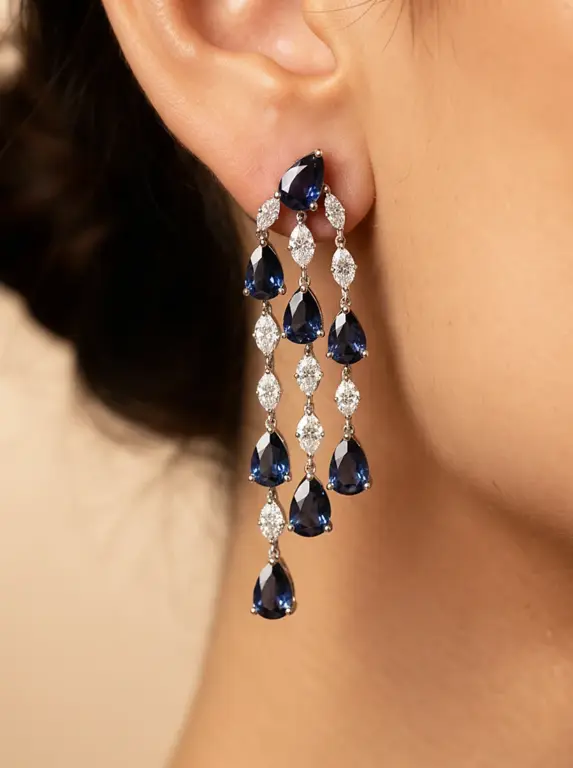 Brinco Safira Élise