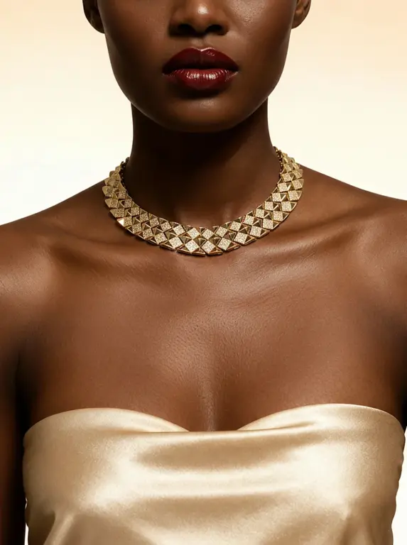 Colar Imperial Pyramid Gold