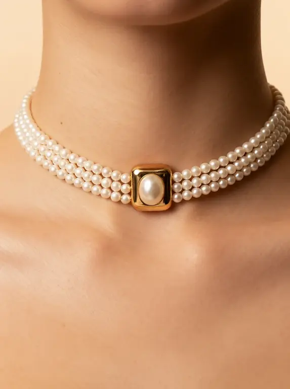 Choker Perla Royale