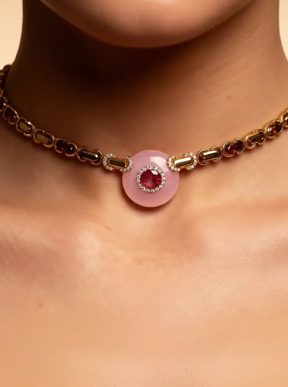 Choker Rosé Éternel