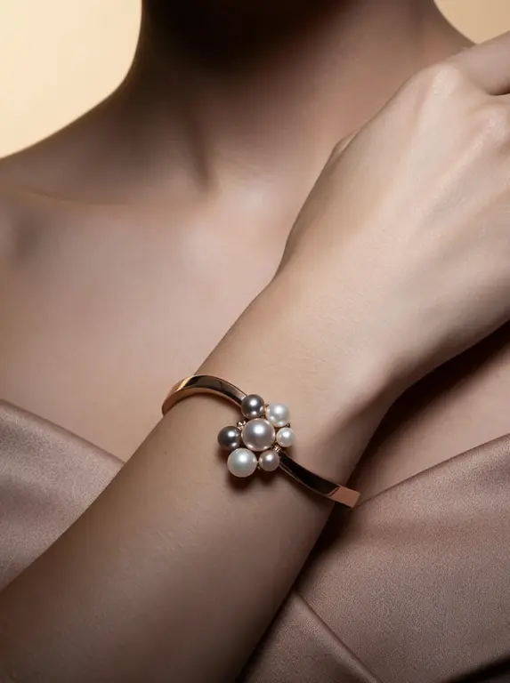 Pulseira Bouquet de Pérolas