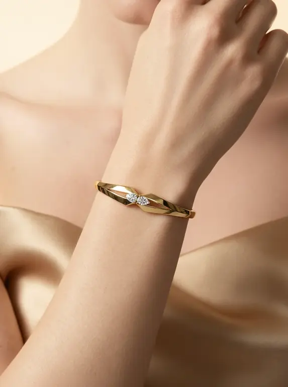 Pulseira Lumiére Dourada